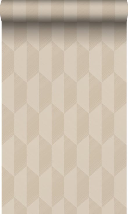 Origin Wallcoverings behang 3D-motief beige - 50 x 900 cm - 348030