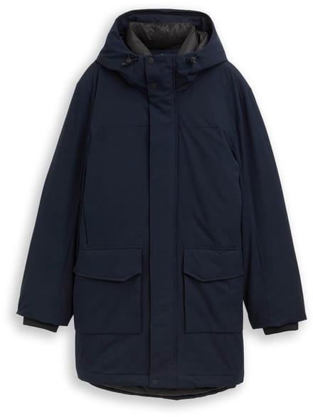 Tom Tailor Denim - Parka met waterafstotende functie - Maat L - sky captain blue