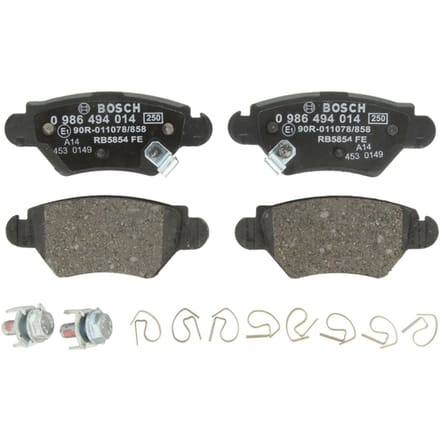 Remblokset BOSCH 0 986 494 014, achter