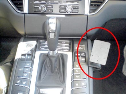 Brodit ProClip houder geschikt voor Porsche Macan 2015 - Console mount, Right