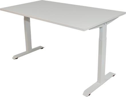 Office Hero® Cosmic - In hoogte verstelbaar bureau wit frame - Game bureau - Computertafel - Werktafel - 140x80 - Wit
