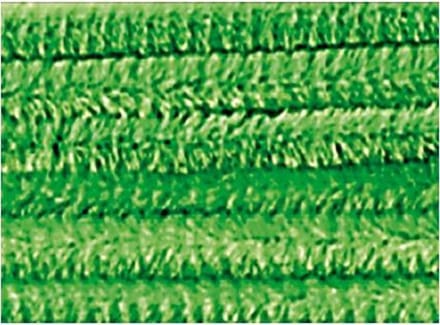 Chenilledraad Folia 50cm lang - 10 stuks groen