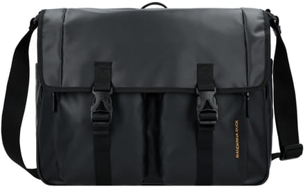 MANDARINA DUCK schoudertas Eco Coated Messenger Bag Black zwart