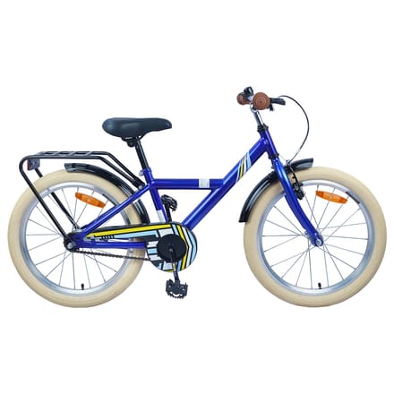vidaXL - Kinderfiets - 18 - Inch - voor - 5-7 - jaar - oud - Donkerblauw