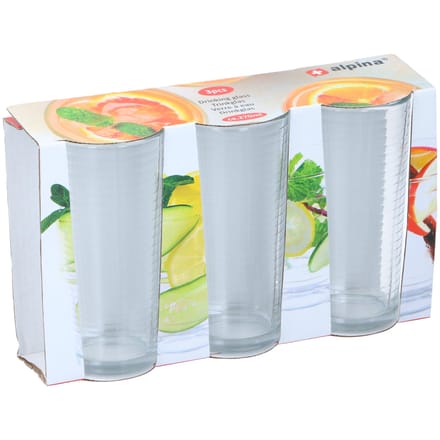 - Drinkglas - 270 ml - 3 stuks