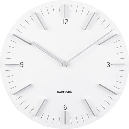 Karlsson Wandklok Detailed - Wit - Ø30cm