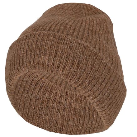 Sarlini - Muts dames - Ribbed - One Size - Taupe