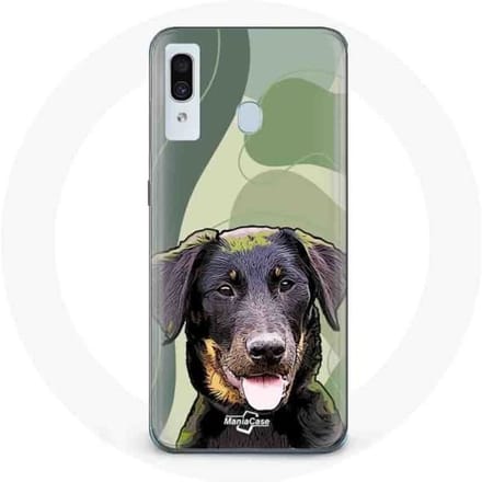 Coque - Beauceron - Samsung Galaxy A20 - Noir - Rigide - Protection noir