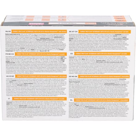 5 % korting! 2 x Purina Pro Plan natvoer voor katten - OM ST/OX - Obesity Management Kip 20 x 85 g
