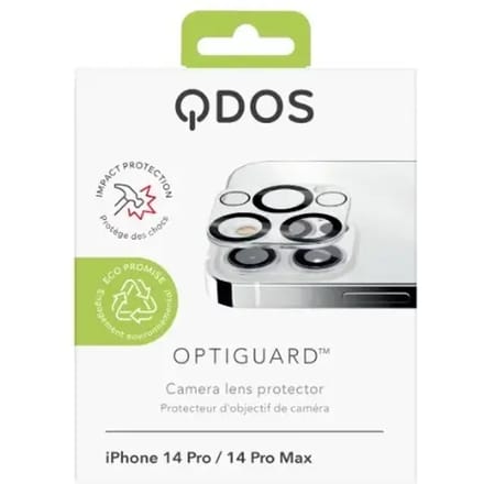 Gehard glas QDOS Optiguard iPhone 14 Pro/14 Pro Max
