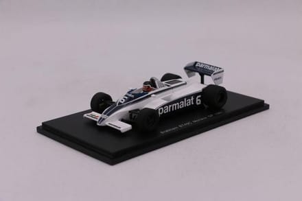 Brabham BT49C Spark Models Modelauto 1:43 1981 Hector Rebaque Parmalat Racing Team S4348 Monaco GP
