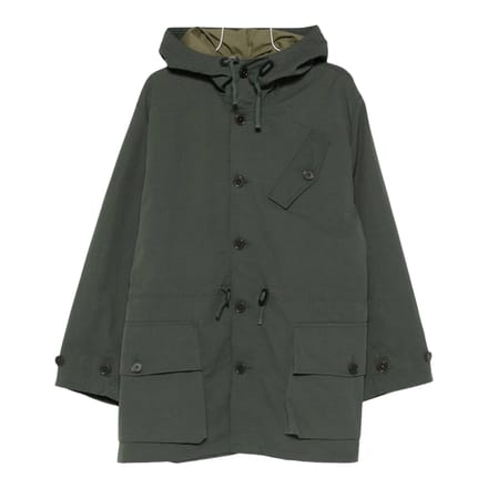 Boston parka Universal Works gerecycled nylon ripstop - khaki