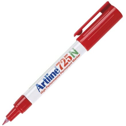 Fineliner Artline 725 rond fijn rood