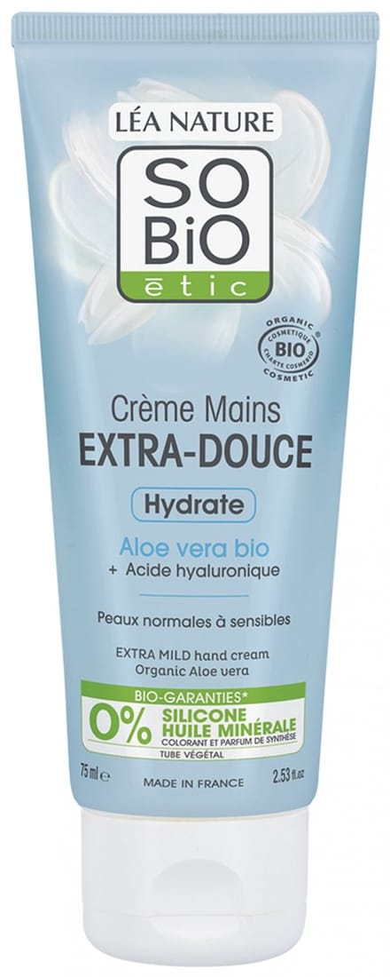 SO’BiO étic Handcreme aloe vera 75 Milliliter
