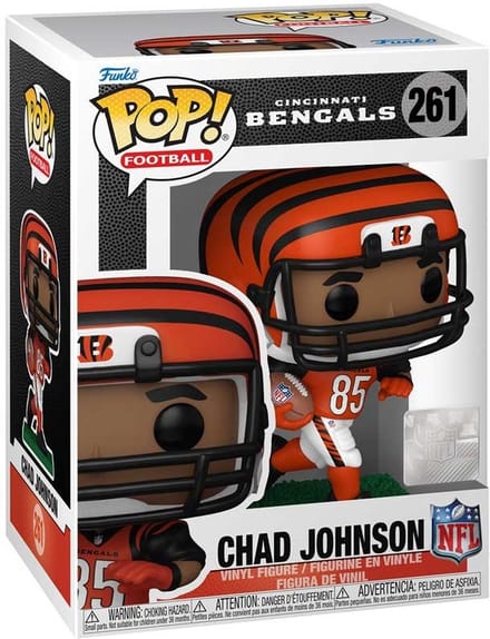 Funko Legends Pop! NFL: Chad Johnson (Bengals) voor Sport Fanzone