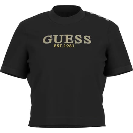 Dames-T-shirt met ronde hals Guess Washed