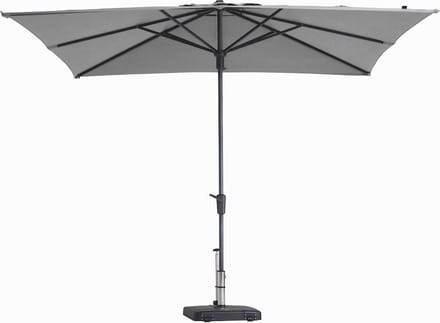Parasol Vierkant Lichtgrijs 280 x 280 cm Madison | Vierkante parasol Madison Syros | 100% polyester doek