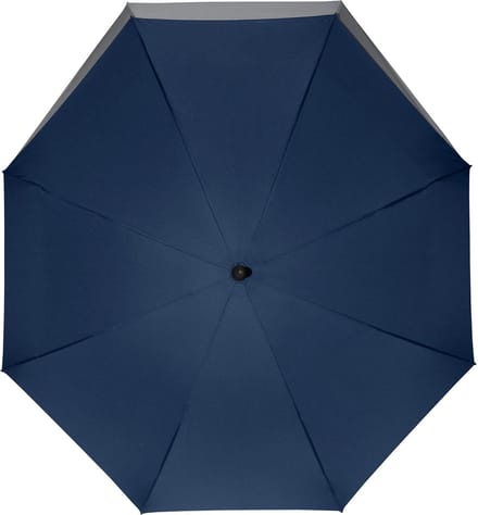 doppler Paraplu Fiber Long Automatic Move Navy / Grey Blauw Grijs
