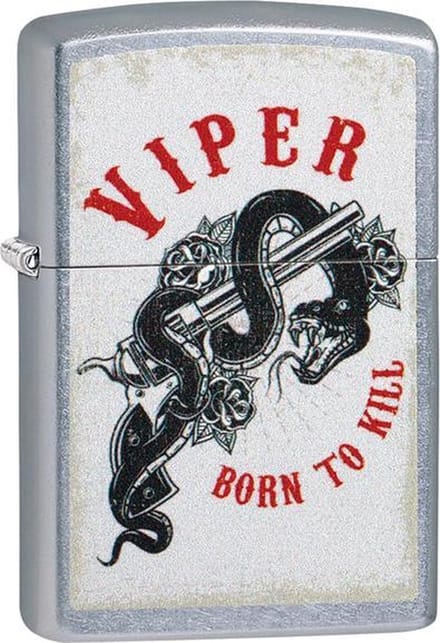 Zippo Viper and Gun / Slang en Pistool Benzine Aansteker