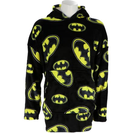 Batman hoodie poncho zwart maat XS - L - polyester