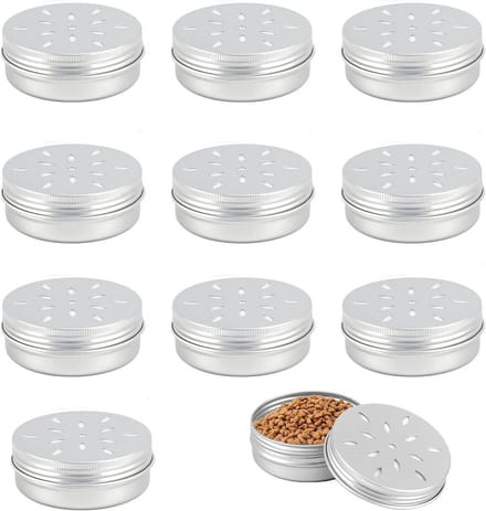 Hondengeurblikjes 60 ml - aluminium - 10 stuks - ideaal voor training - ShopVlot