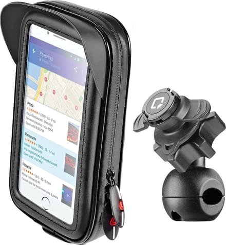 Optiline Waterdichte Telefoonhouder Motor Scooter Spiegel- en Dwarsstangbevestiging