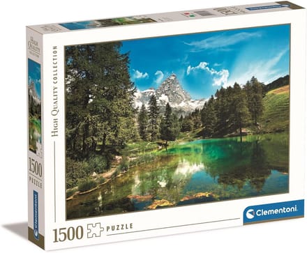 Volwassen Puzzel Blue Lake - 1500 Stukjes - Hoge Kwaliteit