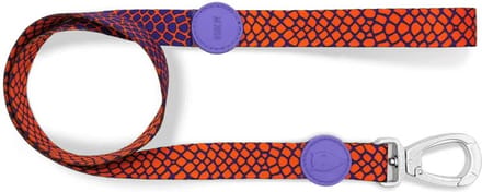 Morso - Hondenriem - Gerecycled - Urban Lizard Rood - M - 120X1,5 cm