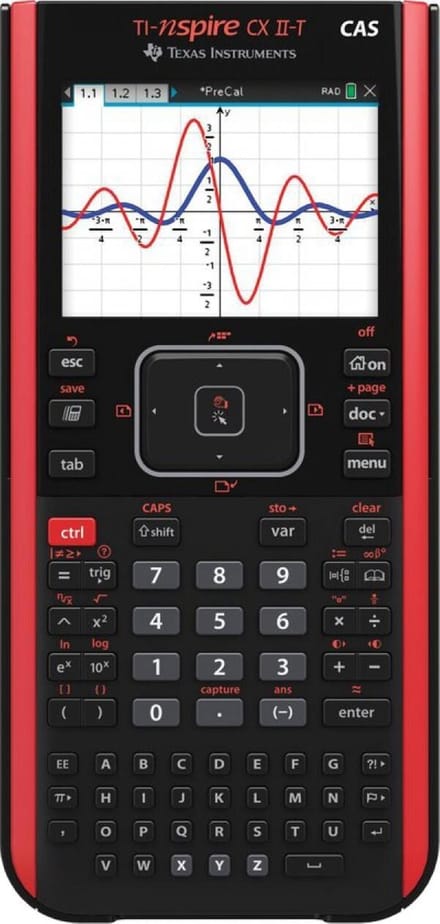 Texas Instruments TI-Nspire CX II-T CAS calculator uk Handmatig