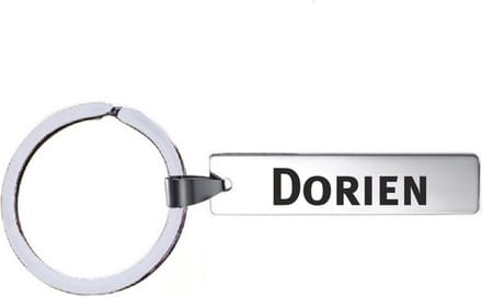Sleutelhanger Met Naam - Dorien - RVS