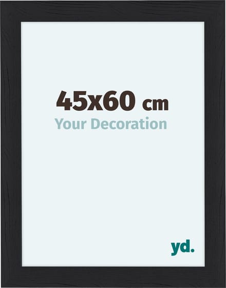 Your Decoration - Fotolijst 45x60 cm - MDF - Zwart Houtnerf - Como