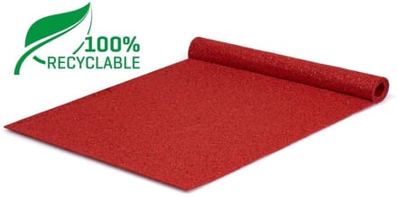 GJ Floors - Glitter loper (recyclebaar) | Rood - Breedte x Lengte: 2 meter / 5 meter