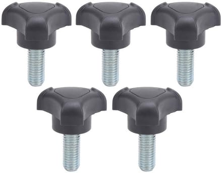 Handgrepen Driehoekig - 5 Stuks - M10 - ABS-Kunststof - Schroeven 25 mm - Ergonomisch Ontwerp