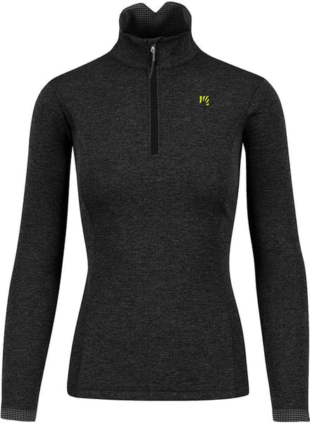 Karpos Pizzocco Fleece Met Halve Rits Zwart M Vrouw
