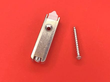 Universele Deursnapper Zilver Inclusief Bevestigingsmateriaal
