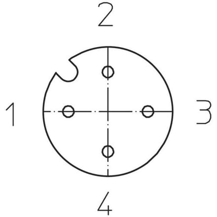Lutronic 1066 Sensor/actuator connector, geassembleerd M12 Aantal polen (sensoren): 4 Koppeling, recht 5.00 m 1 stuk(s)
