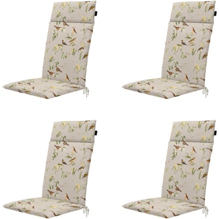 Madison - Tuintstoelkussen Hoge Rug Aria - Beige - 120x50x4cm