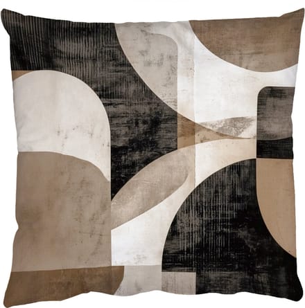 Sierkussens - Kussentjes Woonkamer - 60x60 cm - Abstract - Vormen - Modern - Beige