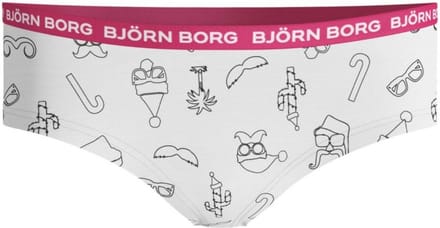 Björn Borg - Meisjes - Fun Santa Hipster 1-Pack - Wit - Maat 158-164