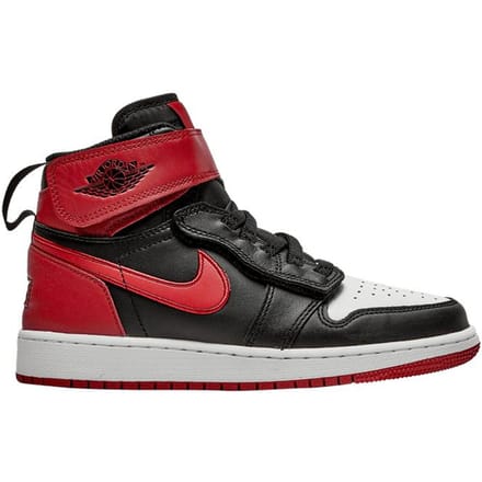 Jordan 1 High FlyEase Bred White Toe (GS) 38 black