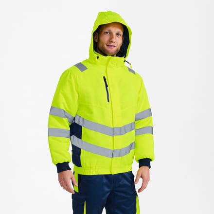 Engel Safety pilot jack 1247-935 - Hi-vis Yellow / Blue Ink - S