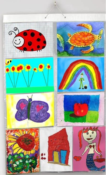 Foto Insteekhoes Poster 18 A4's in 9 insteekvakken