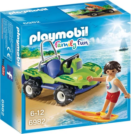 PLAYMOBIL Surfer met strandbuggy - 6982