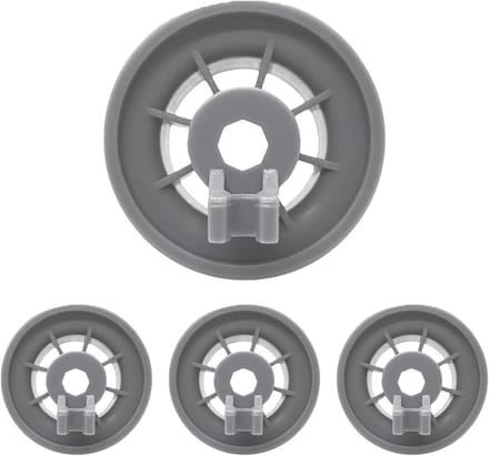 Vaatwasser Wielen - Onderrek Rollers - Soepele Beweging - Duurzame Constructie - 4 Stuks - Meerkleurig