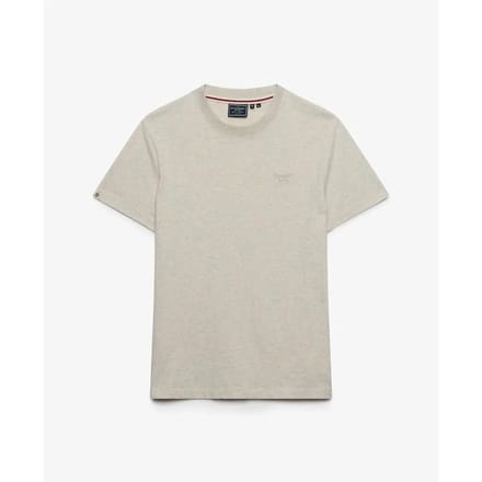 Superdry - Essential Serif Logo T-shirt Slanke Pasvorm - Heren - T-shirts