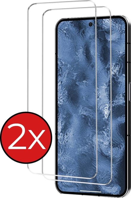 Screenprotector - 2 Stuks - Geschikt voor Nothing Phone (2a) - Extra Sterk - Beschermglas - Gehard Glas - Tempered Glass - Screen Protector