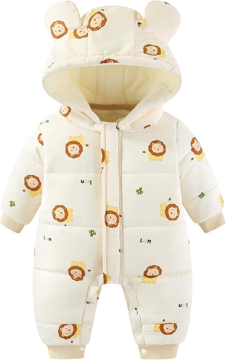 Warme Winter Sneeuwpak voor Baby en Peuter met Capuchon