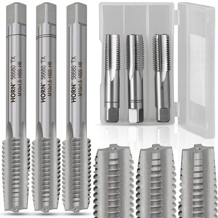 Artpol Compleet Set - Handtap M10x1,5mm - 3-delig - Staal - Langdurig