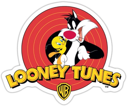 Looney Tunes Sylvester And Tweety Sticker Maat S (max. 10 x 10cm)