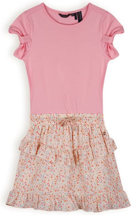 Nono N403-5815 Meisjes Jurk - Pearled Ivory - Maat 158-164
